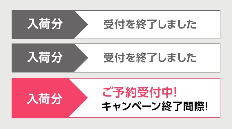 いつ終了してしまうか分かりません！！